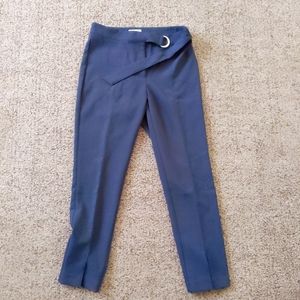 H&M Belted Slit Trousers